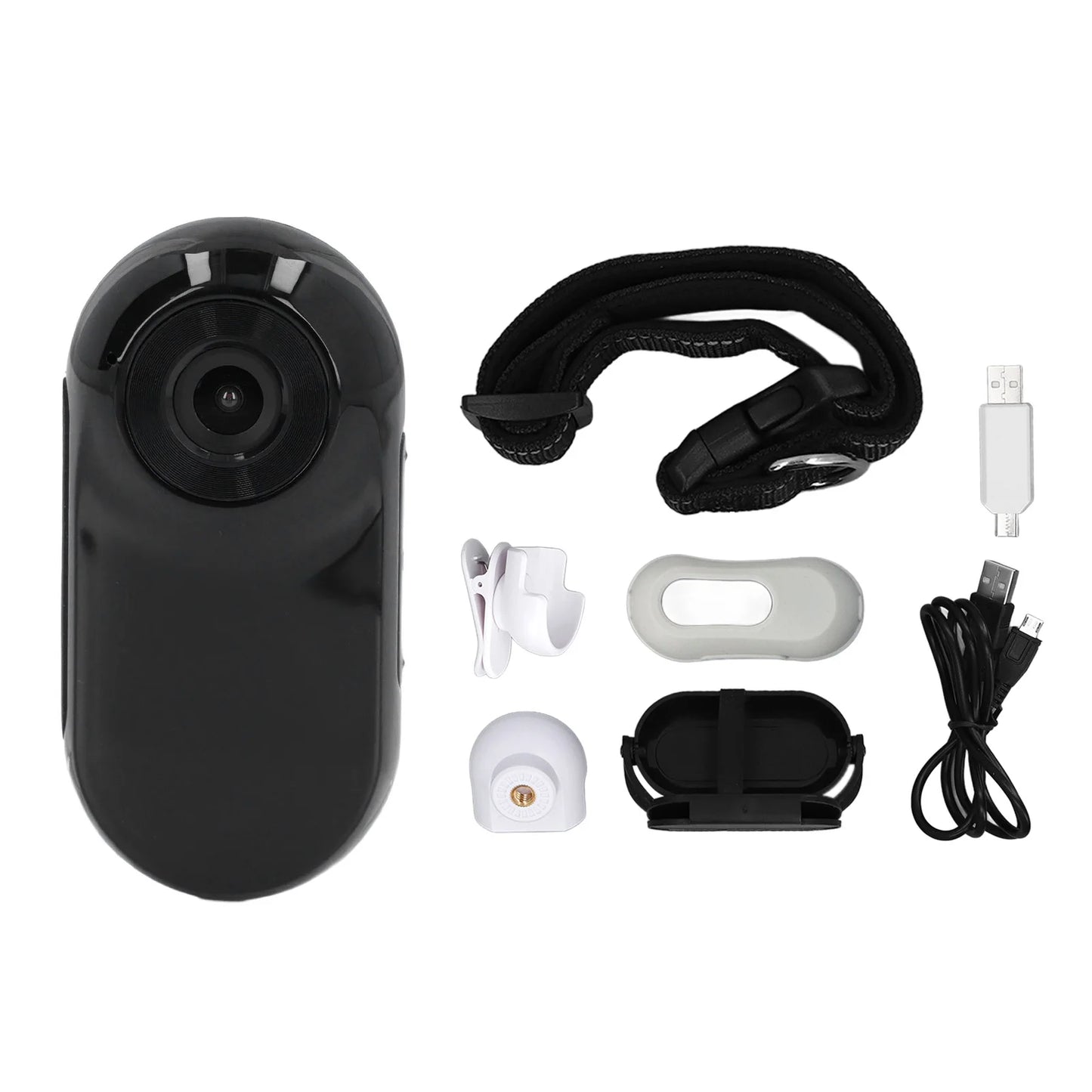 Pet Collar Camera Pet Collar Camera 120 Deg Lens OTG Connection Video Recording Adjustable Magnetic Cat Sport Camera for Outdoor