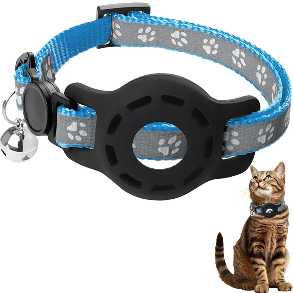AirTag Cat Collar with Bells