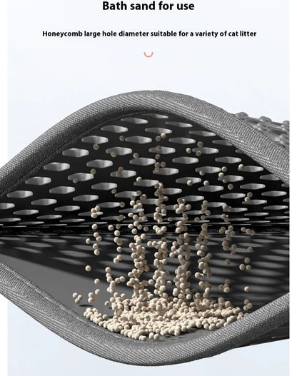 90x60CM Large Cat Litter Mat Waterproof Double Layer Non Slip Litter Box Tray Pad Washable Durable Pet Toilet Training Mat