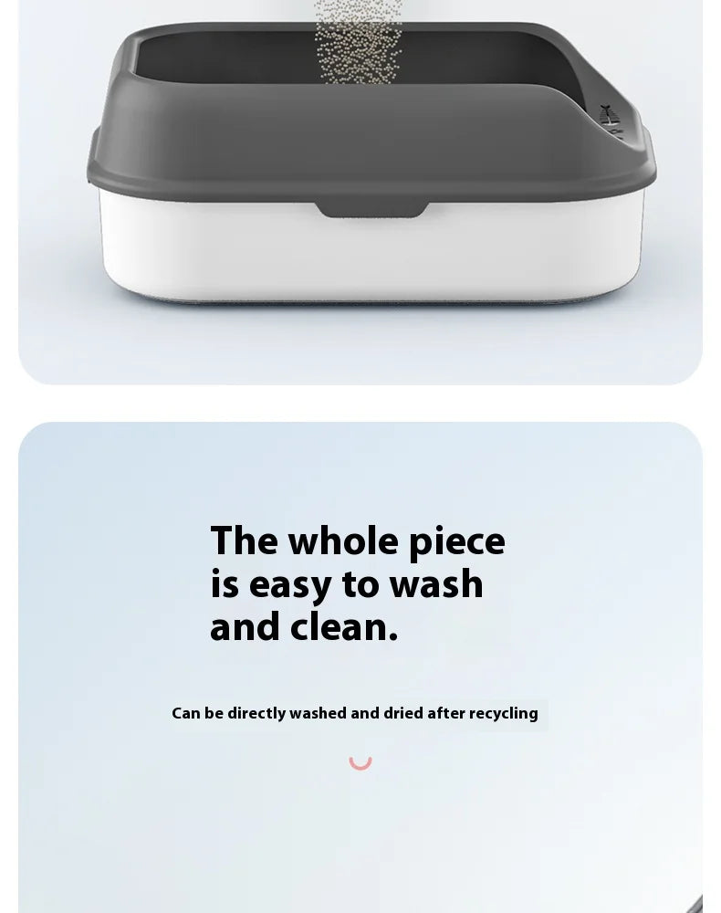 90x60CM Large Cat Litter Mat Waterproof Double Layer Non Slip Litter Box Tray Pad Washable Durable Pet Toilet Training Mat