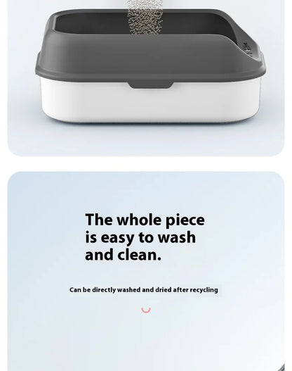 90x60CM Large Cat Litter Mat Waterproof Double Layer Non Slip Litter Box Tray Pad Washable Durable Pet Toilet Training Mat