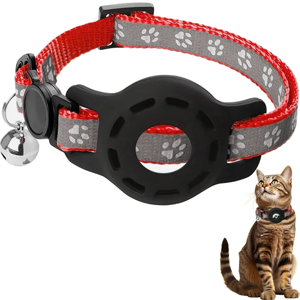 AirTag Cat Collar with Bells