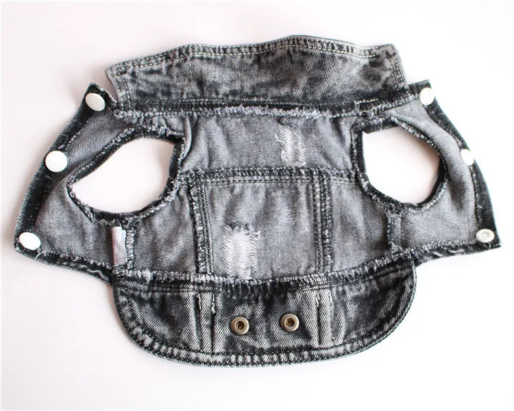 Thin pet dog coat Cool Dog Jeans Jacket for small medium dogs fashion Puppy Clothes Dog accessories