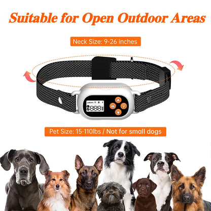 Dog Smart Training Collar GPS Electronic Fence Pet Outdoor Wireless Dog Collars High Accuracy Waterproof Dog Accessories