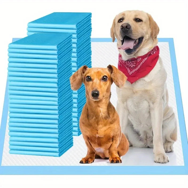 "Puppy Pee Pads 23.6"x23.6"-50/100/200/300/400PCS | Super Absorbent & Leak-Proof | Disposable Pet Training Pads | Dogs |Doggie|"