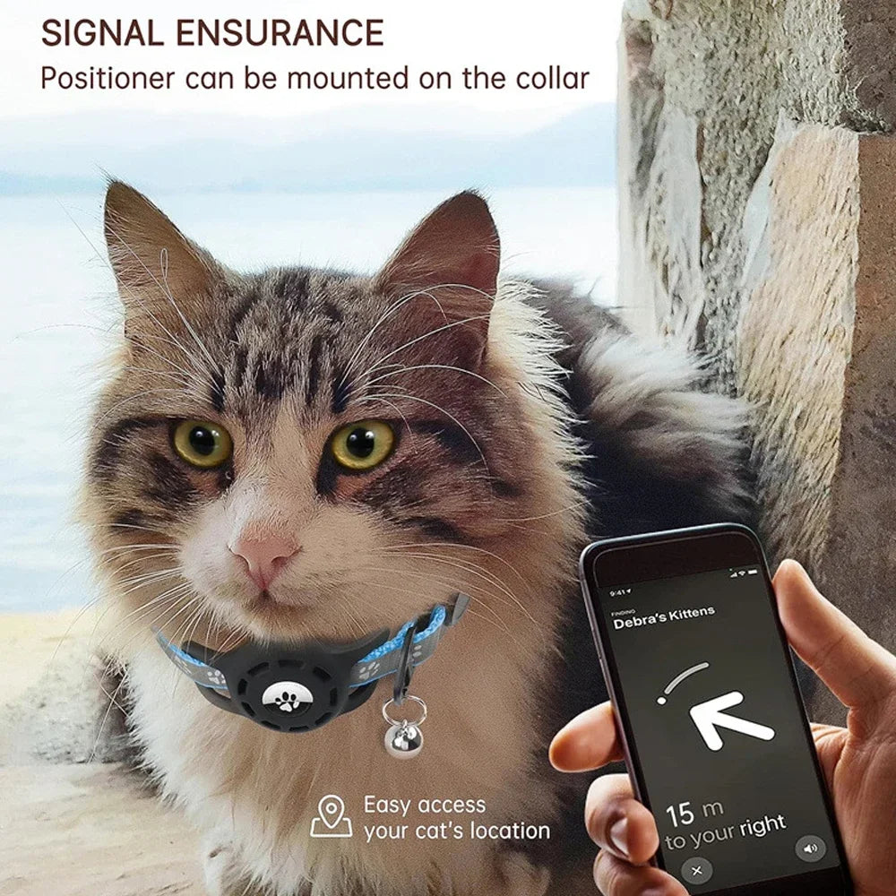 AirTag Cat Collar with Bells