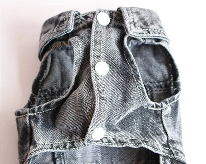 Thin pet dog coat Cool Dog Jeans Jacket for small medium dogs fashion Puppy Clothes Dog accessories