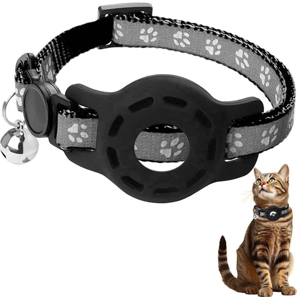 AirTag Cat Collar with Bells