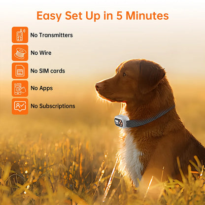 Dog Smart Training Collar GPS Electronic Fence Pet Outdoor Wireless Dog Collars High Accuracy Waterproof Dog Accessories