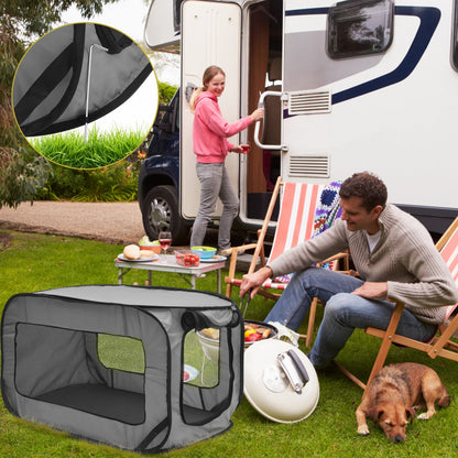 Dog Travel Crate Foldable Pop Up Dog Crate 36.6x20.5x20.5 Inch Portable Puppy Seat Kennel For Indoor Outdoor Puppy Cat Pet Tent,….grab yours today only 3 left😎💯💯💯