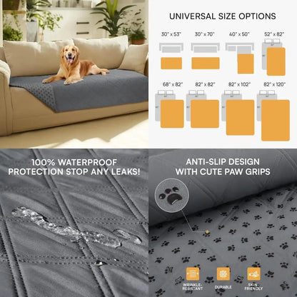 100% Waterproof Couch Cover Blanket for Dogs