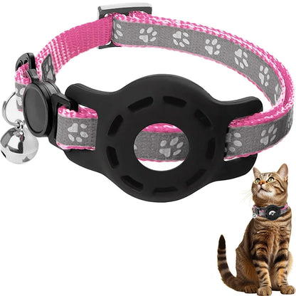 AirTag Cat Collar with Bells