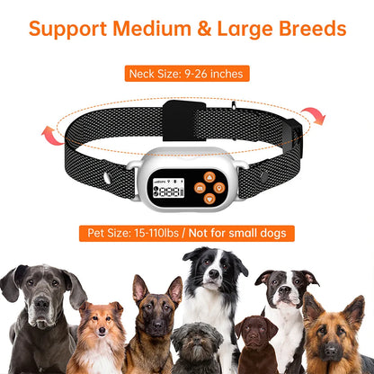Dog Smart Training Collar GPS Electronic Fence Pet Outdoor Wireless Dog Collars High Accuracy Waterproof Dog Accessories