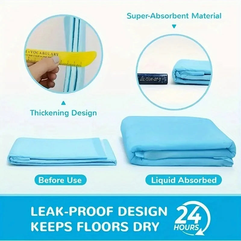 "Puppy Pee Pads 23.6"x23.6"-50/100/200/300/400PCS | Super Absorbent & Leak-Proof | Disposable Pet Training Pads | Dogs |Doggie|"